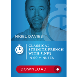 Classical Steinitz French with 5.Nf3