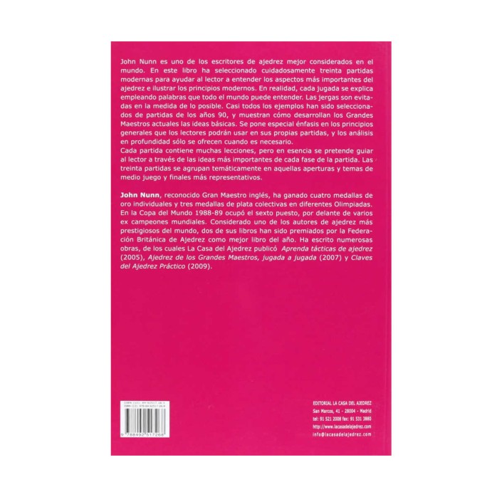 Comprender ajedrez jugada a jugada