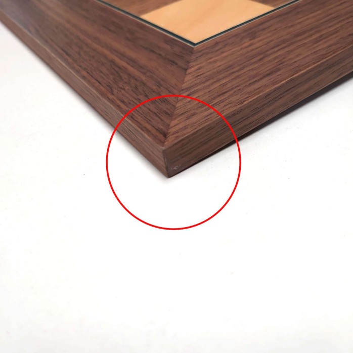 Tablero de ajedrez Nogal Deluxe 50 mm - Outlet 02