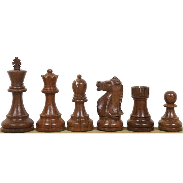 Staunton 6 Reykjavik Wooden Chess Pieces