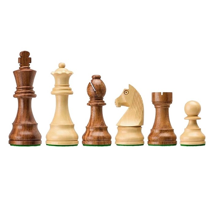 Timeless Chess with Deluxe teak board 50mm