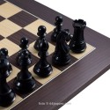 Craftsman Staunton Chess Set n.6 with Deluxe Macassar Ebony Board 50mm