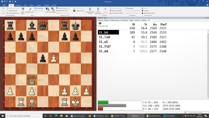 Posición tras 13.Qxc3
