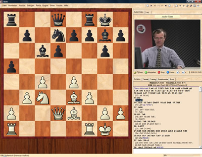 Imagen partida del tablero de ajedrez Tiviakov Maroczy 2