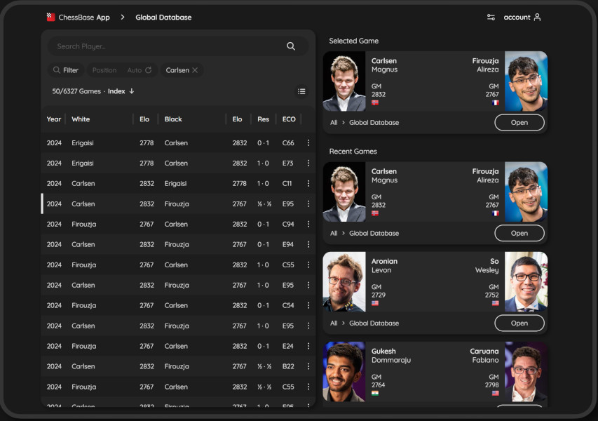 pantallazo ejemplo 2 del producto: ChessBase Mobile