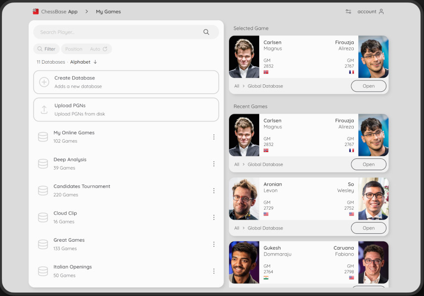 pantallazo ejemplo 3 del producto: ChessBase Mobile