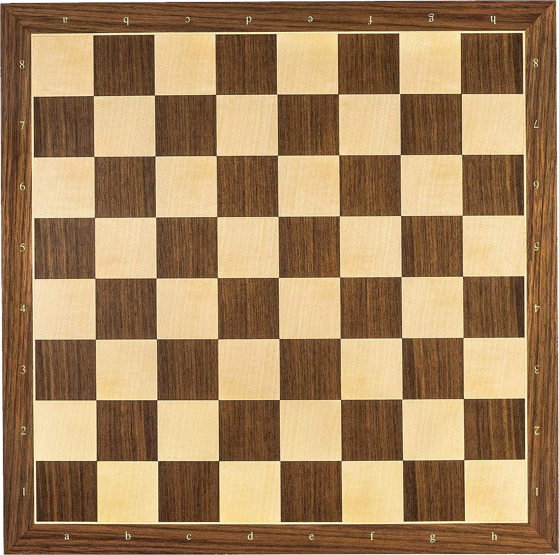 Tablero de ajedrez Nogal Coordenadas Standard